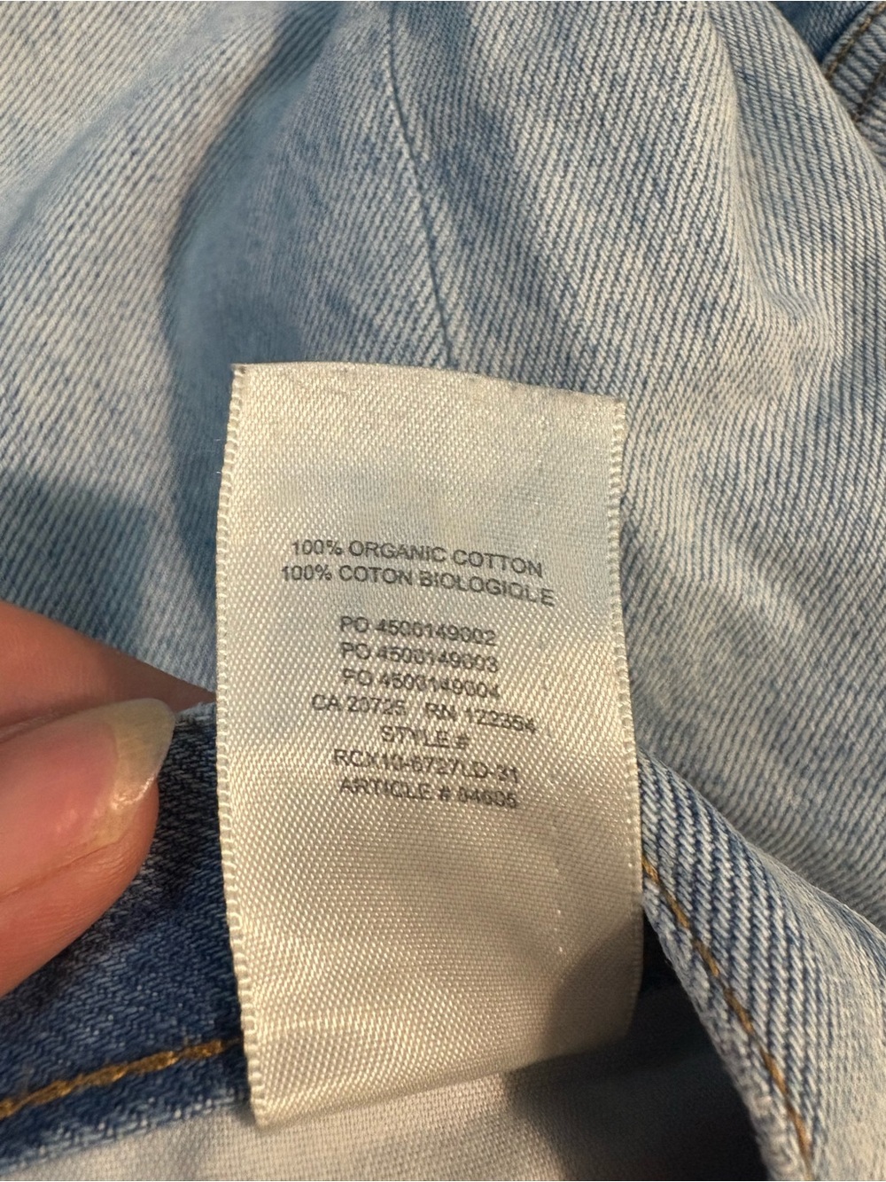 Denim Forum Washed Light Blue Straight Jeans 90s Grunge Slouchy Vintage Inspired - Picture 4 of 6
